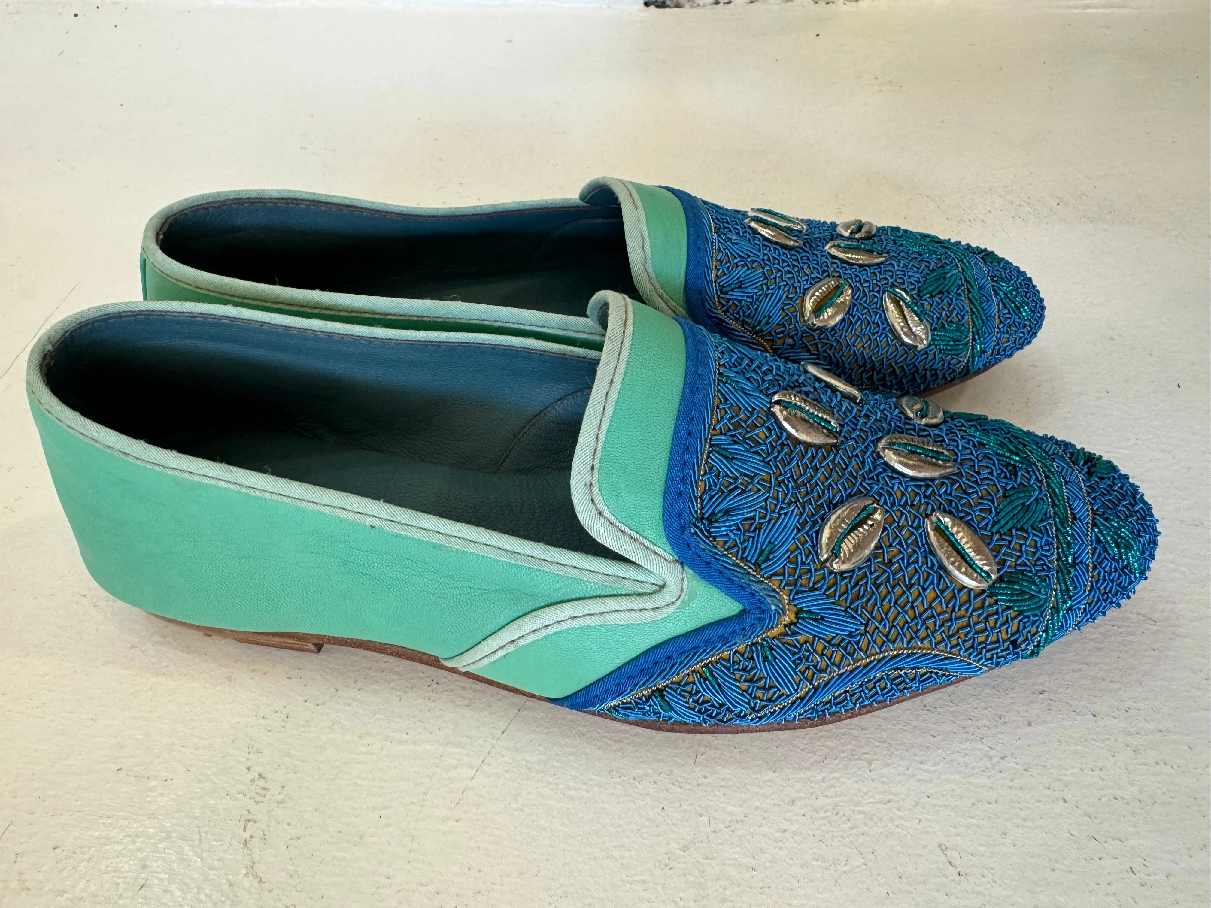 Meher Kakalia Mint Queen Moccasin
