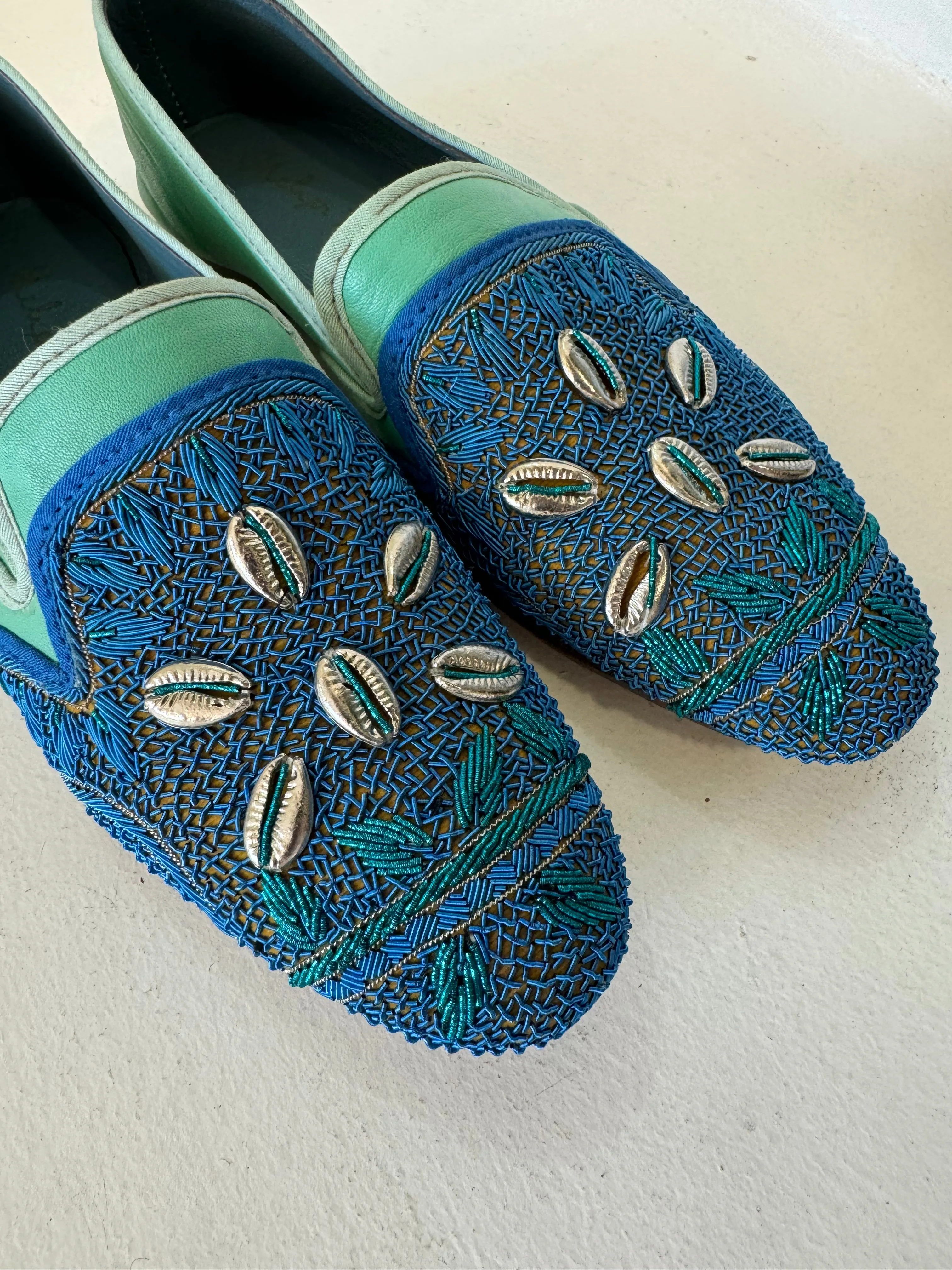 Meher Kakalia Mint Queen Moccasin