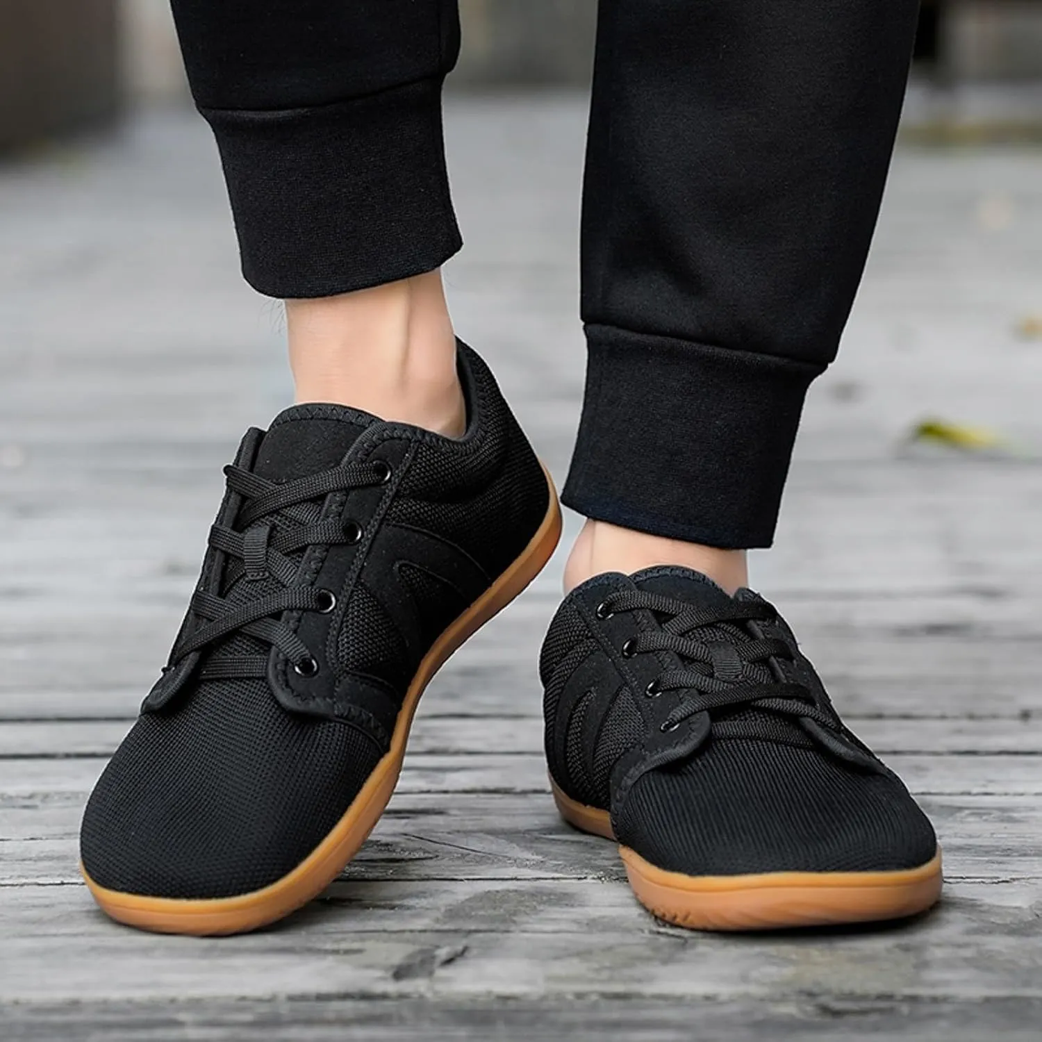 Men's Classic Casual Jogging Sneakers Lace Up Lightweight Breathable Fashion Sneaker Wide Walking Shoes for Men