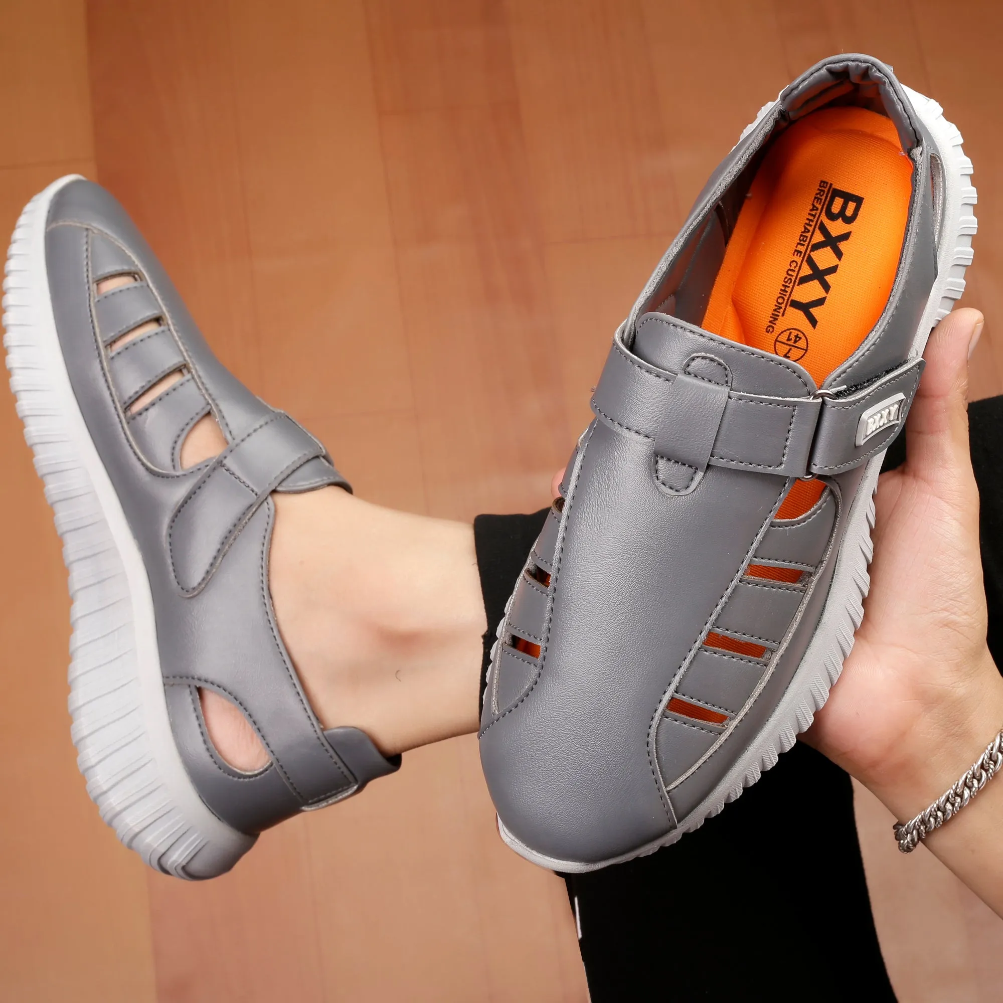 Men's Latest PU Upper Casual Roman Sandals