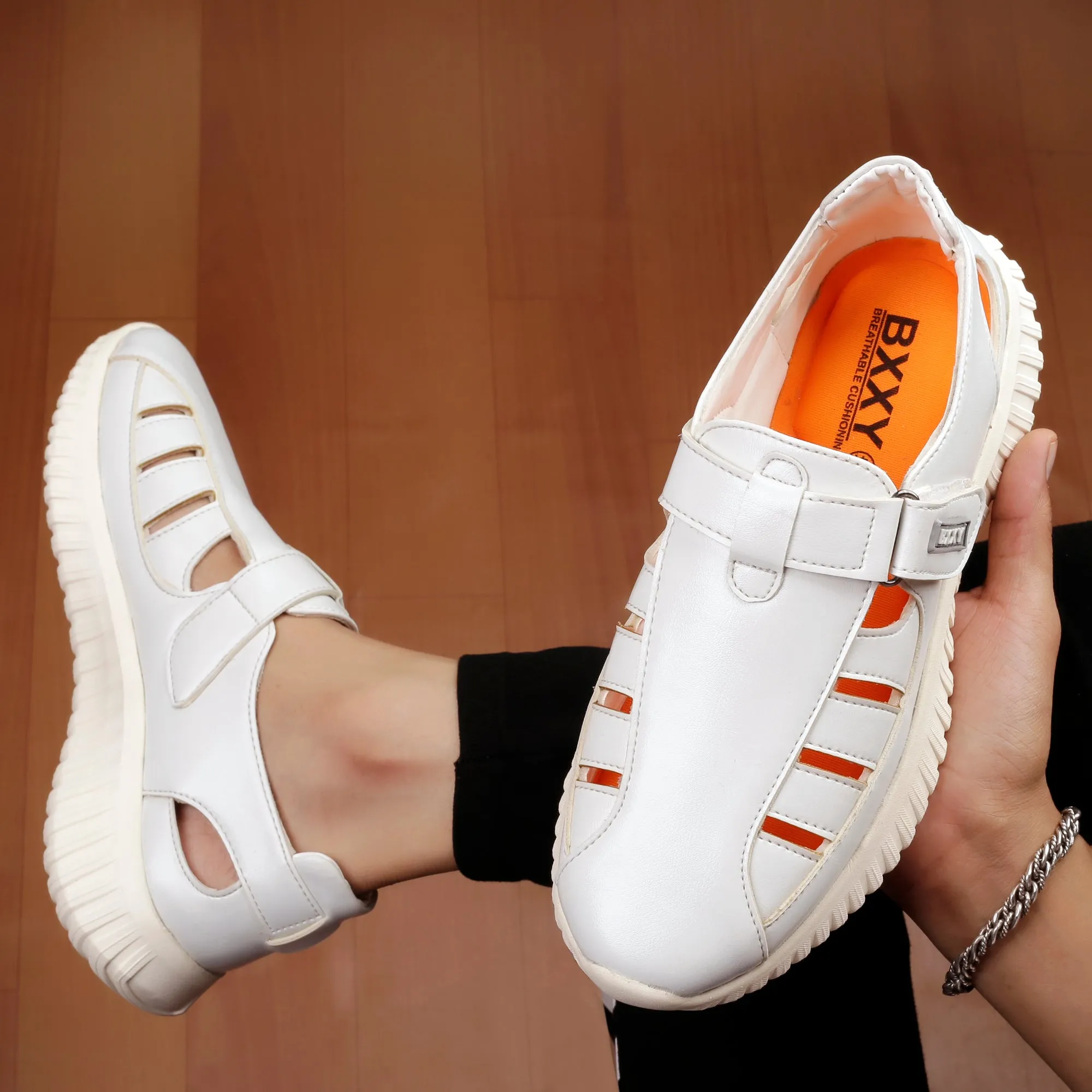 Men's Latest PU Upper Casual Roman Sandals