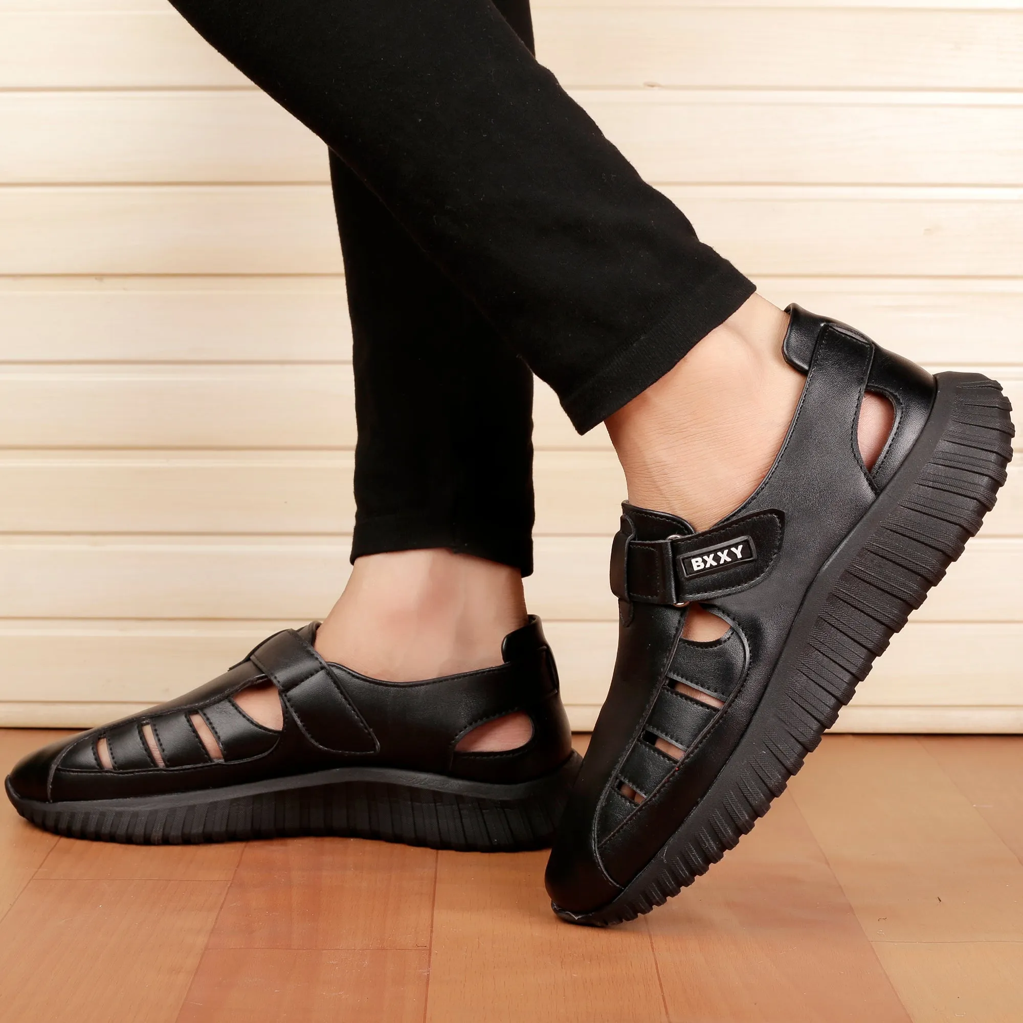 Men's Latest PU Upper Casual Roman Sandals