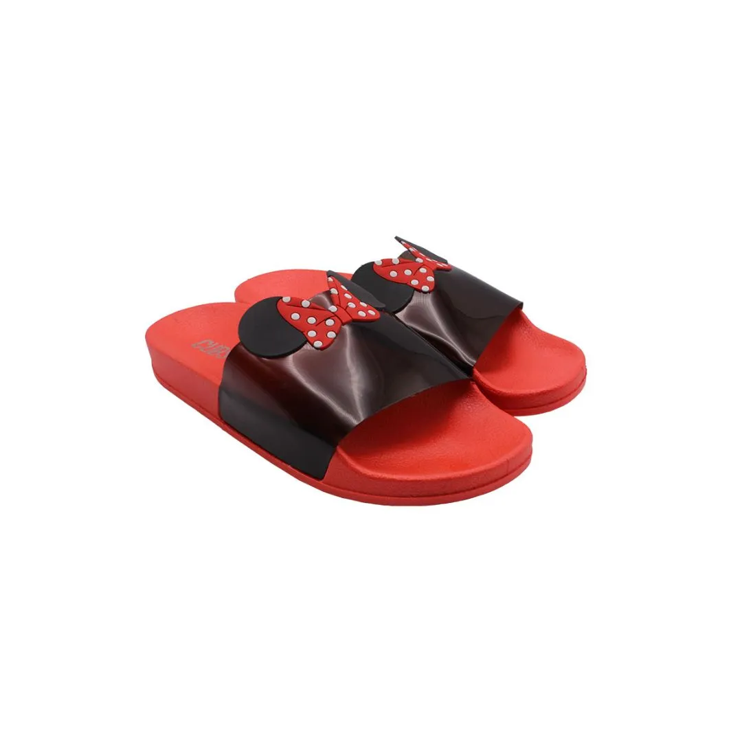Mini Mouse Red Ribbon Slides