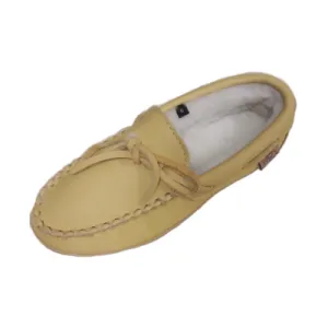 Moccasins Moosehide Sheepskin Lined Ladies LC🍁