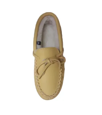 Moccasins Moosehide Sheepskin Lined Ladies LC🍁