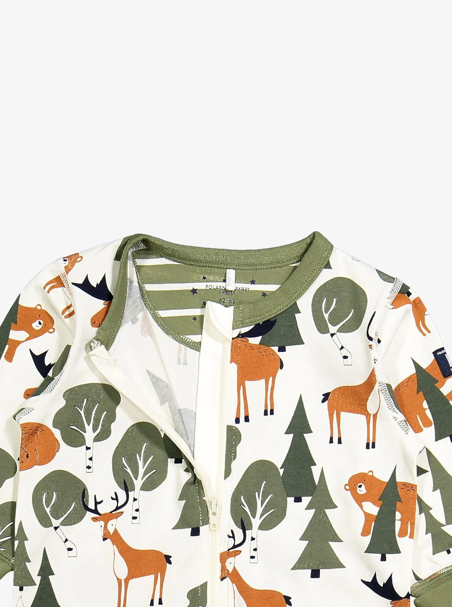 Moose Print Friends Kids Sleepsuit