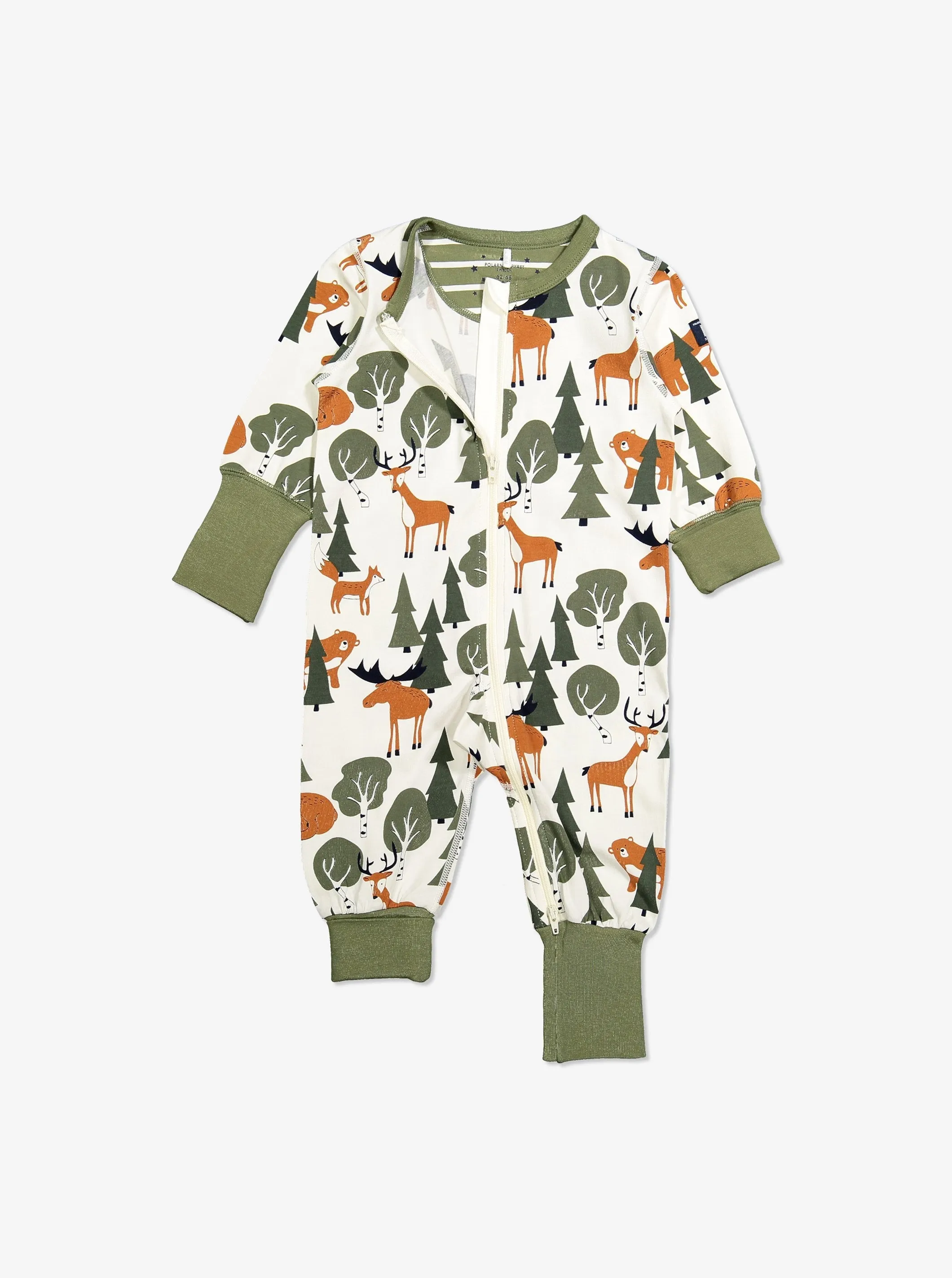 Moose Print Friends Kids Sleepsuit
