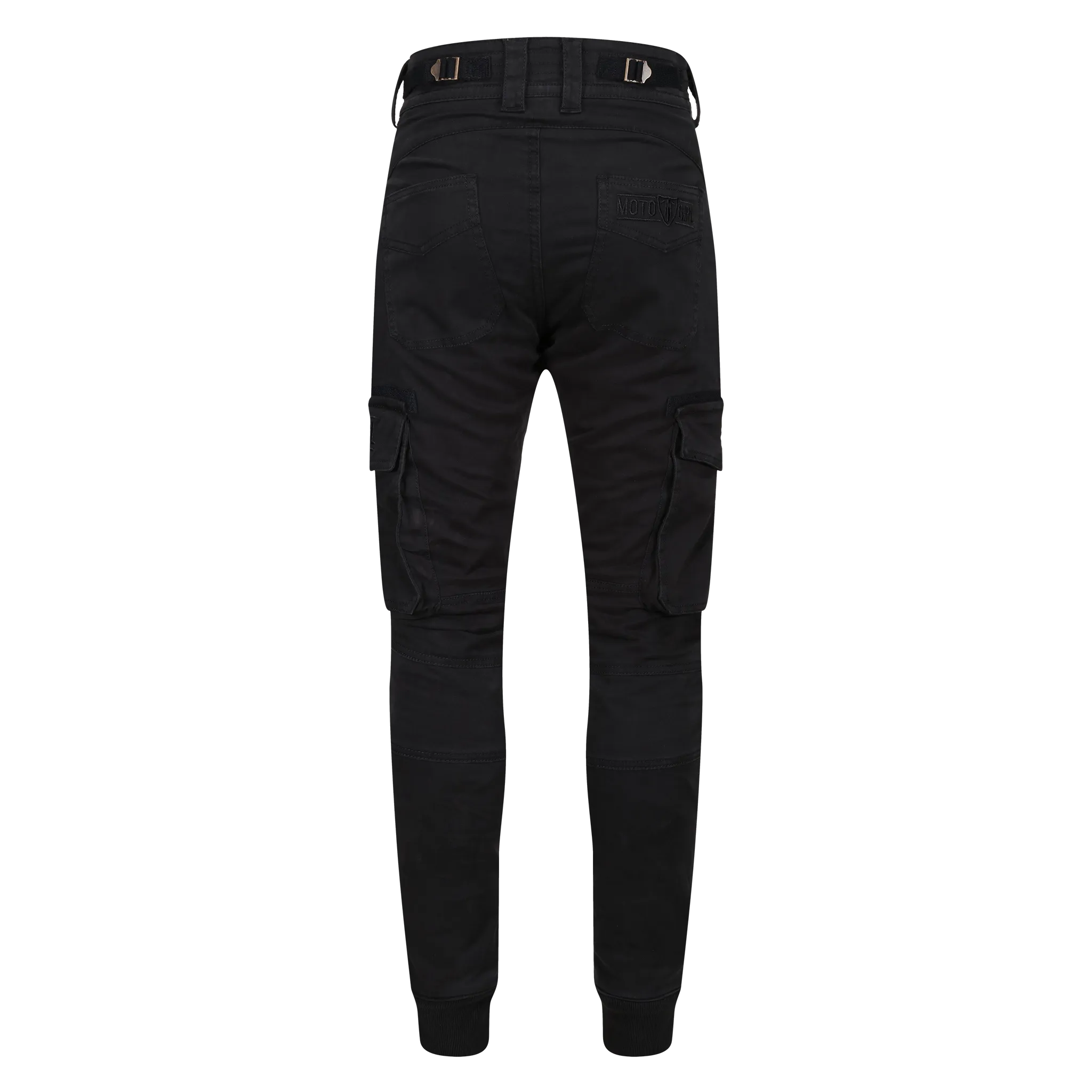 MotoGirl Lara Cargo Trousers Black