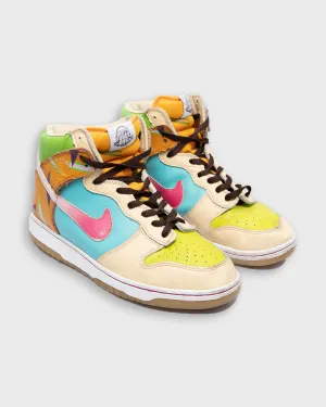 Multicoloured Memphis Nike high top dunks
