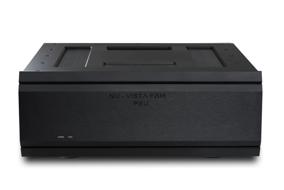 Musical Fidelity MUFTUBNUPAMBK Discrete Mono Power Amplifier w/Separate Power Supply (Black)