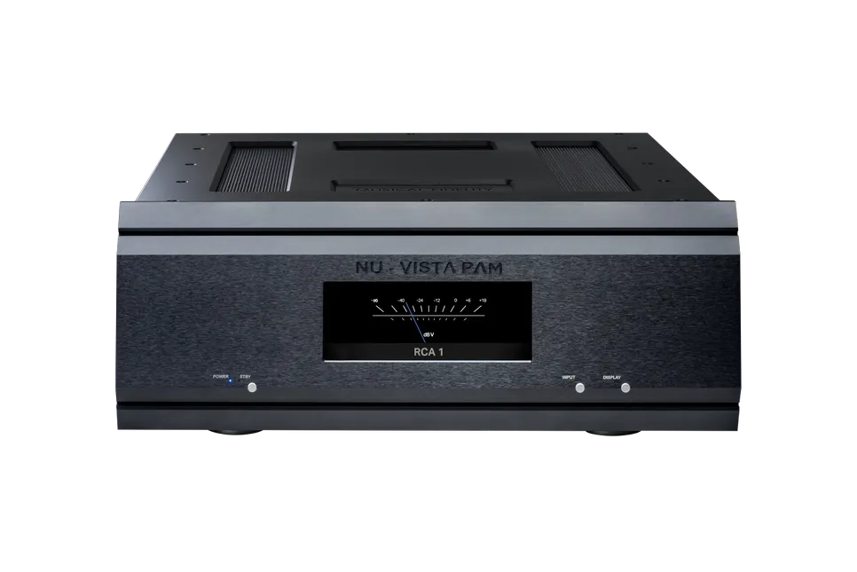 Musical Fidelity MUFTUBNUPAMBK Discrete Mono Power Amplifier w/Separate Power Supply (Black)
