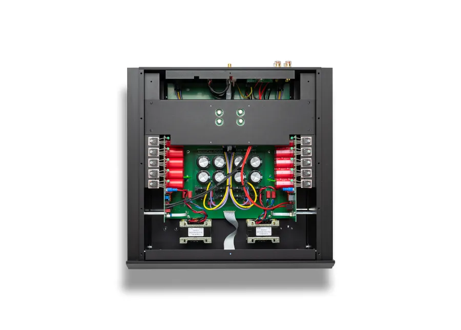 Musical Fidelity MUFTUBNUPAMBK Discrete Mono Power Amplifier w/Separate Power Supply (Black)