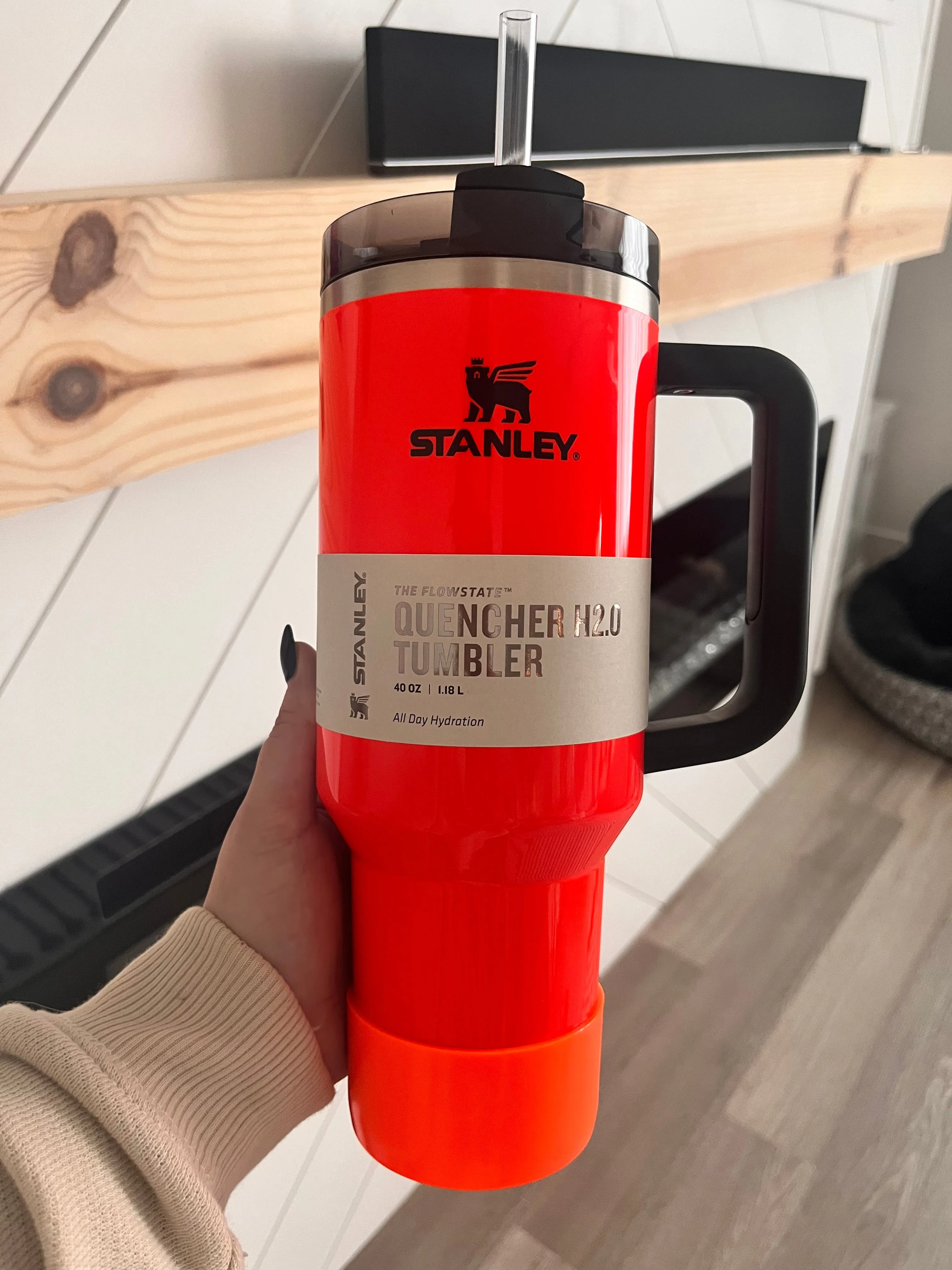 Neon Orange Gloss | Silicone Tumbler Boot
