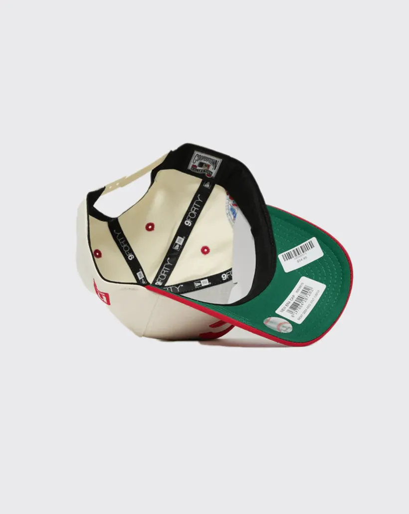 New Era 940 AFrame Cincinnati Reds Snapback - Vintage White/Red