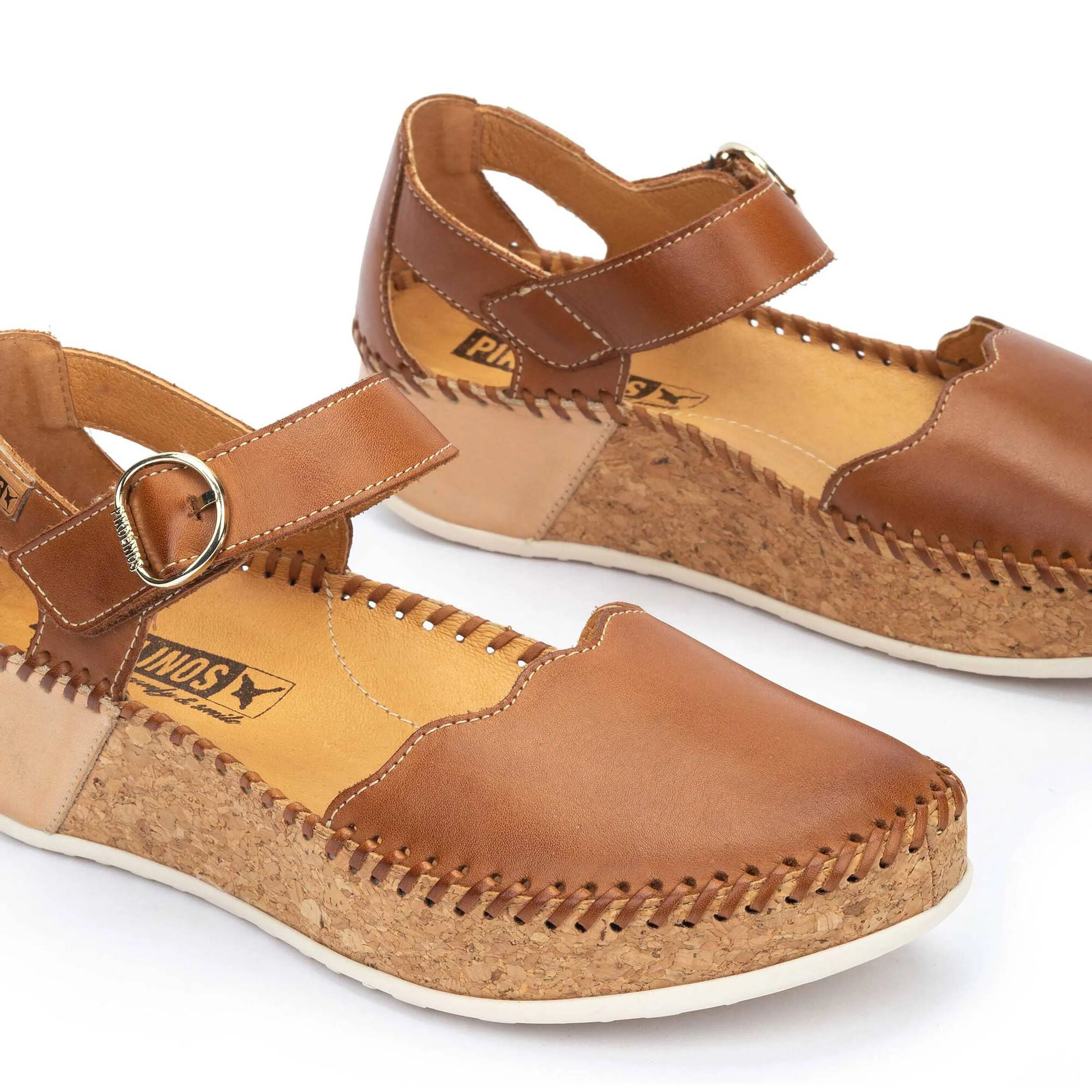 Pikolinos Women's Marina Platform Sandals - Brandy