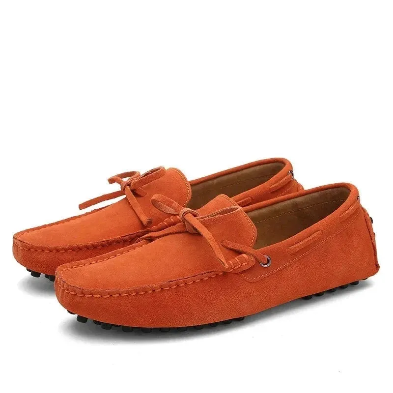 Plus Size 35~49 Men's Casual Shoes Genuine Leather Flats Driving Loafers Footwear Soft Moccasins For Men Zapatos Hombre