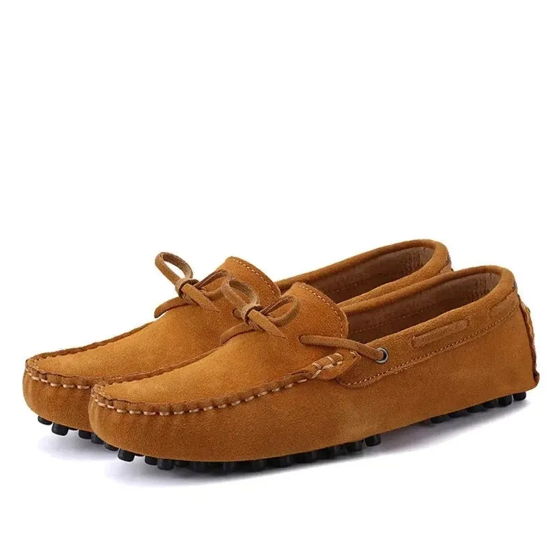 Plus Size 35~49 Men's Casual Shoes Genuine Leather Flats Driving Loafers Footwear Soft Moccasins For Men Zapatos Hombre