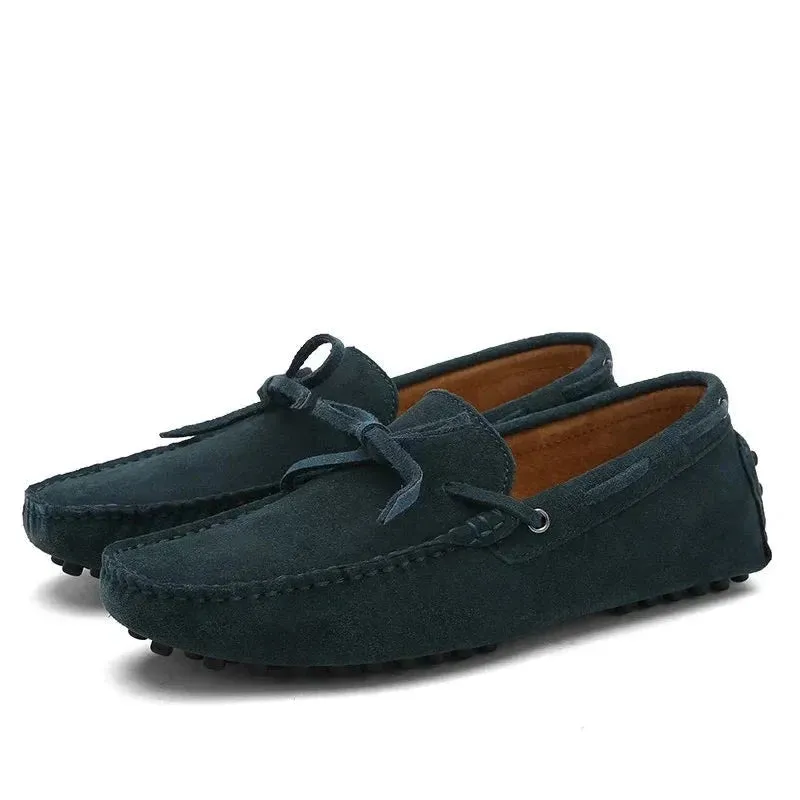 Plus Size 35~49 Men's Casual Shoes Genuine Leather Flats Driving Loafers Footwear Soft Moccasins For Men Zapatos Hombre
