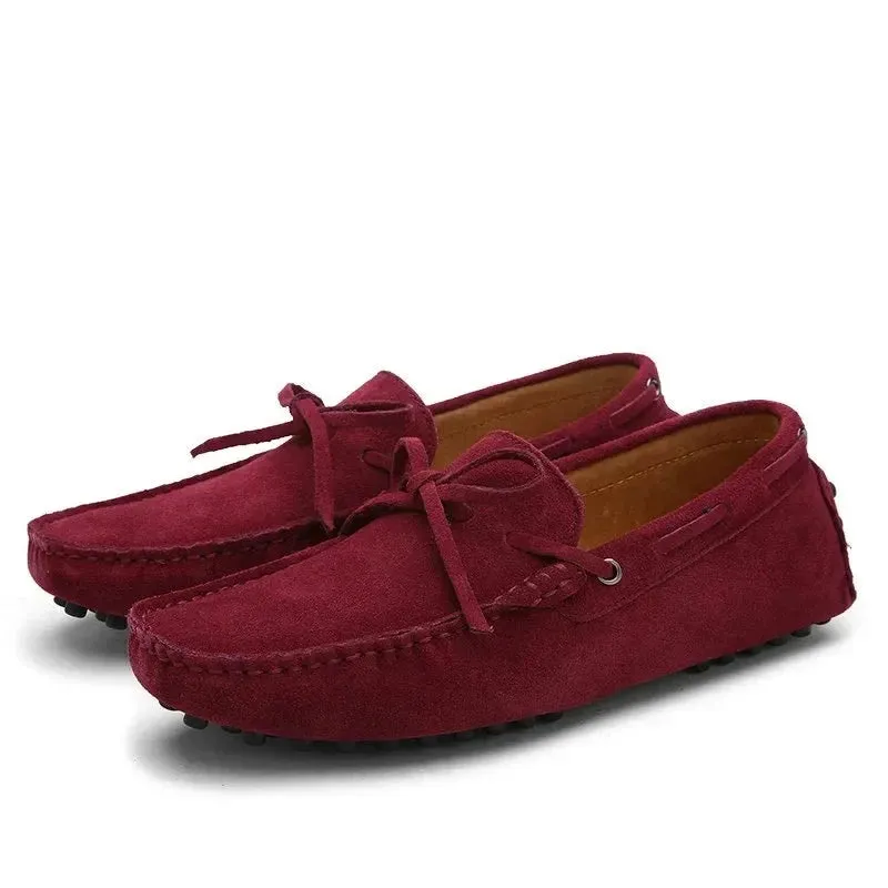 Plus Size 35~49 Men's Casual Shoes Genuine Leather Flats Driving Loafers Footwear Soft Moccasins For Men Zapatos Hombre
