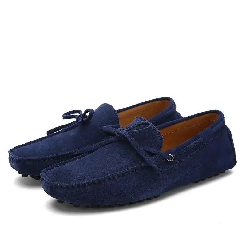Plus Size 35~49 Men's Casual Shoes Genuine Leather Flats Driving Loafers Footwear Soft Moccasins For Men Zapatos Hombre