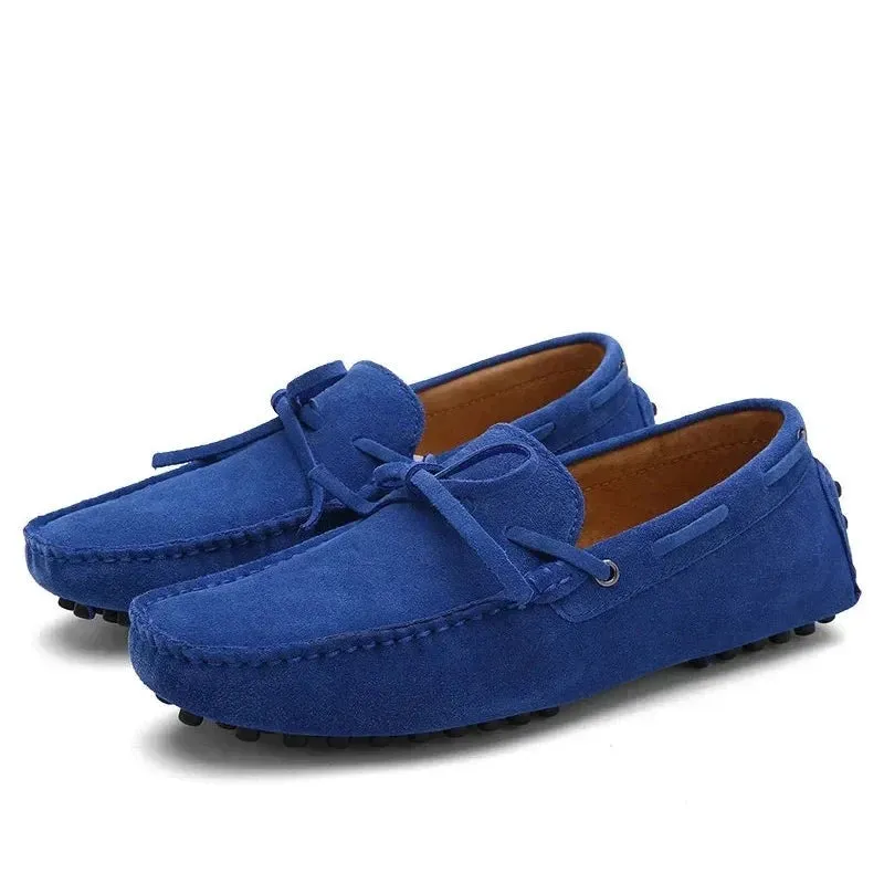 Plus Size 35~49 Men's Casual Shoes Genuine Leather Flats Driving Loafers Footwear Soft Moccasins For Men Zapatos Hombre