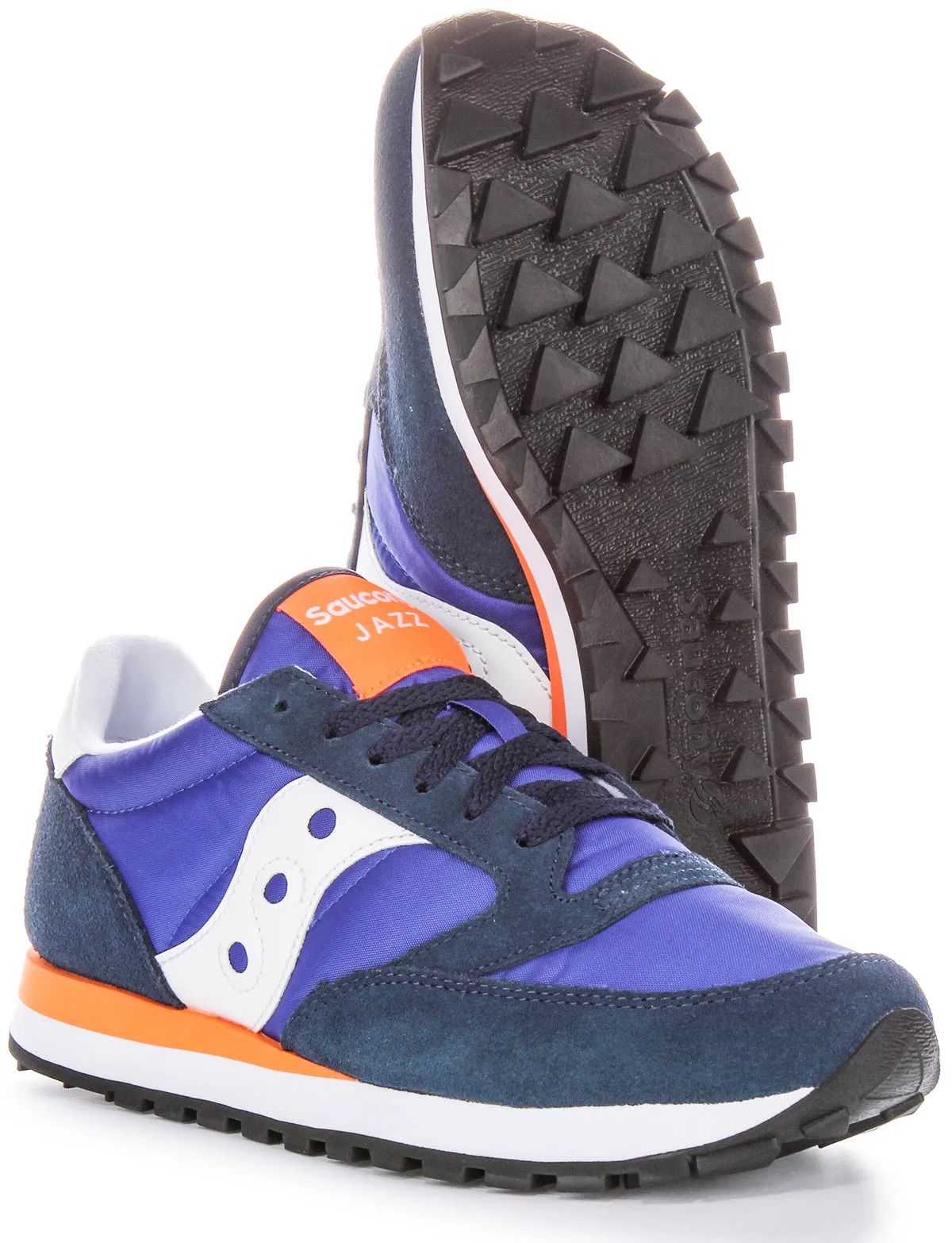 Saucony Jazz Original In Navy Orange For Men