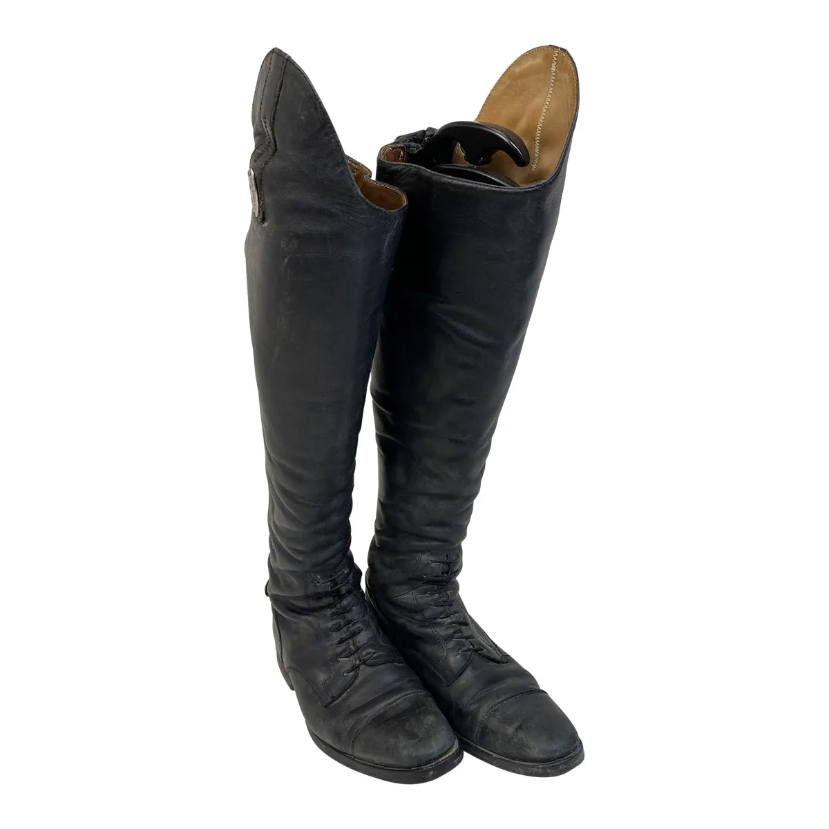 Secchiari 'Classic' Field Boots in Black - EU 35 H2/L (Women's 4.5 Reg/Wide)