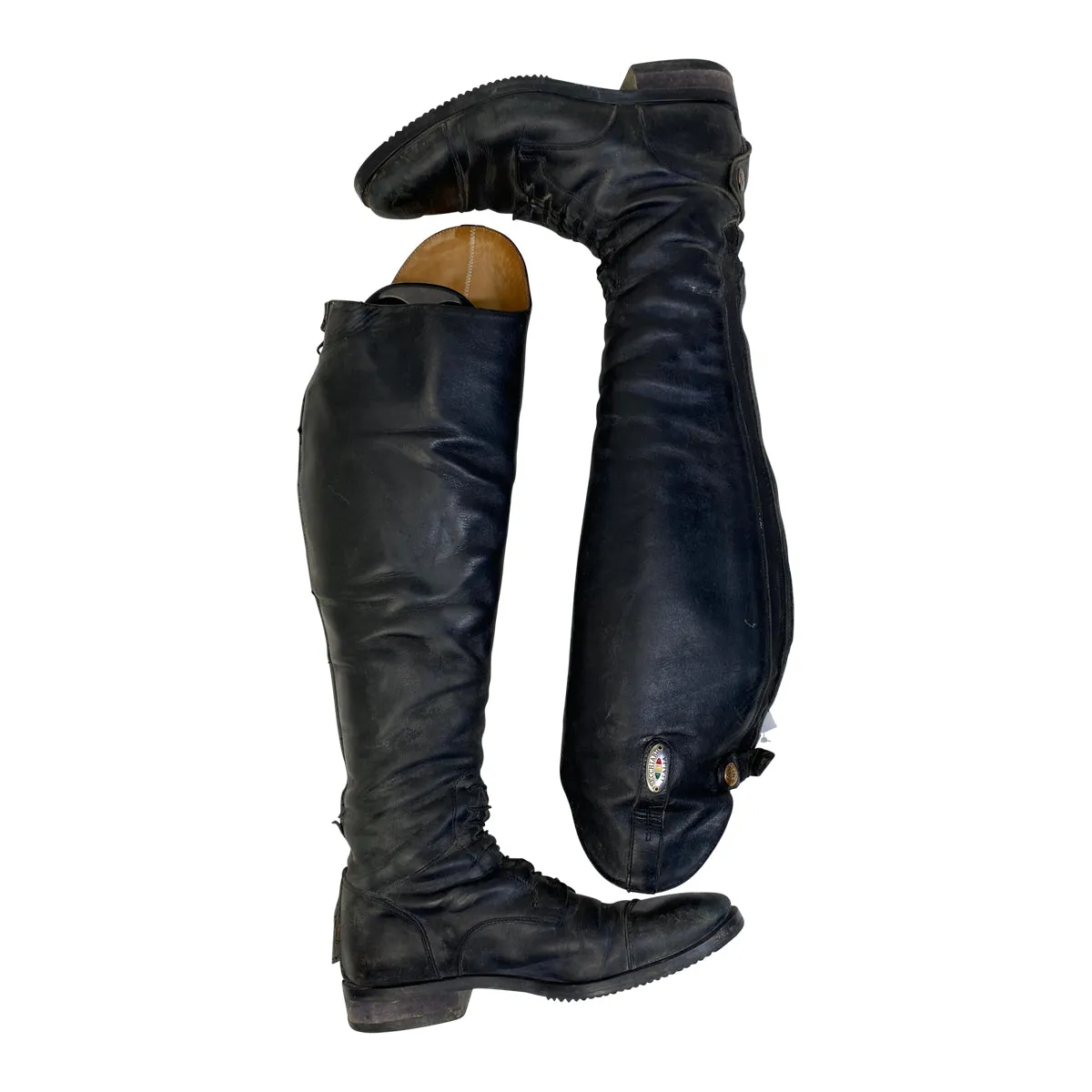 Secchiari 'Classic' Field Boots in Black - EU 35 H2/L (Women's 4.5 Reg/Wide)