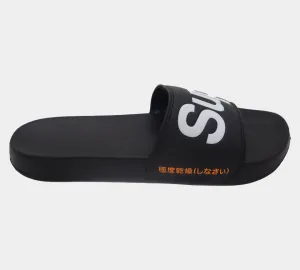 Superdry Classic Pool Slides MF300004A 02A Black S-XL
