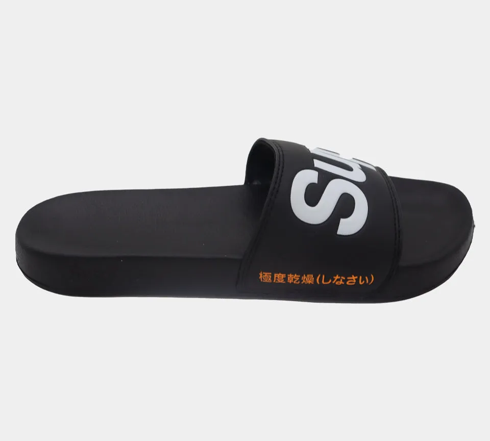 Superdry Classic Pool Slides MF300004A 02A Black S-XL