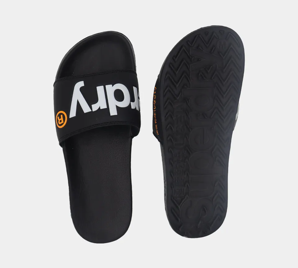 Superdry Classic Pool Slides MF300004A 02A Black S-XL