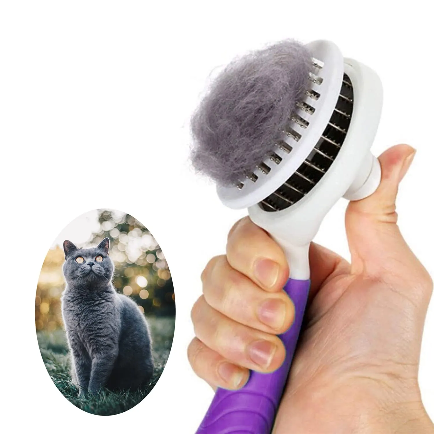 Tangled Hair Slicker Brush for Pet Massage