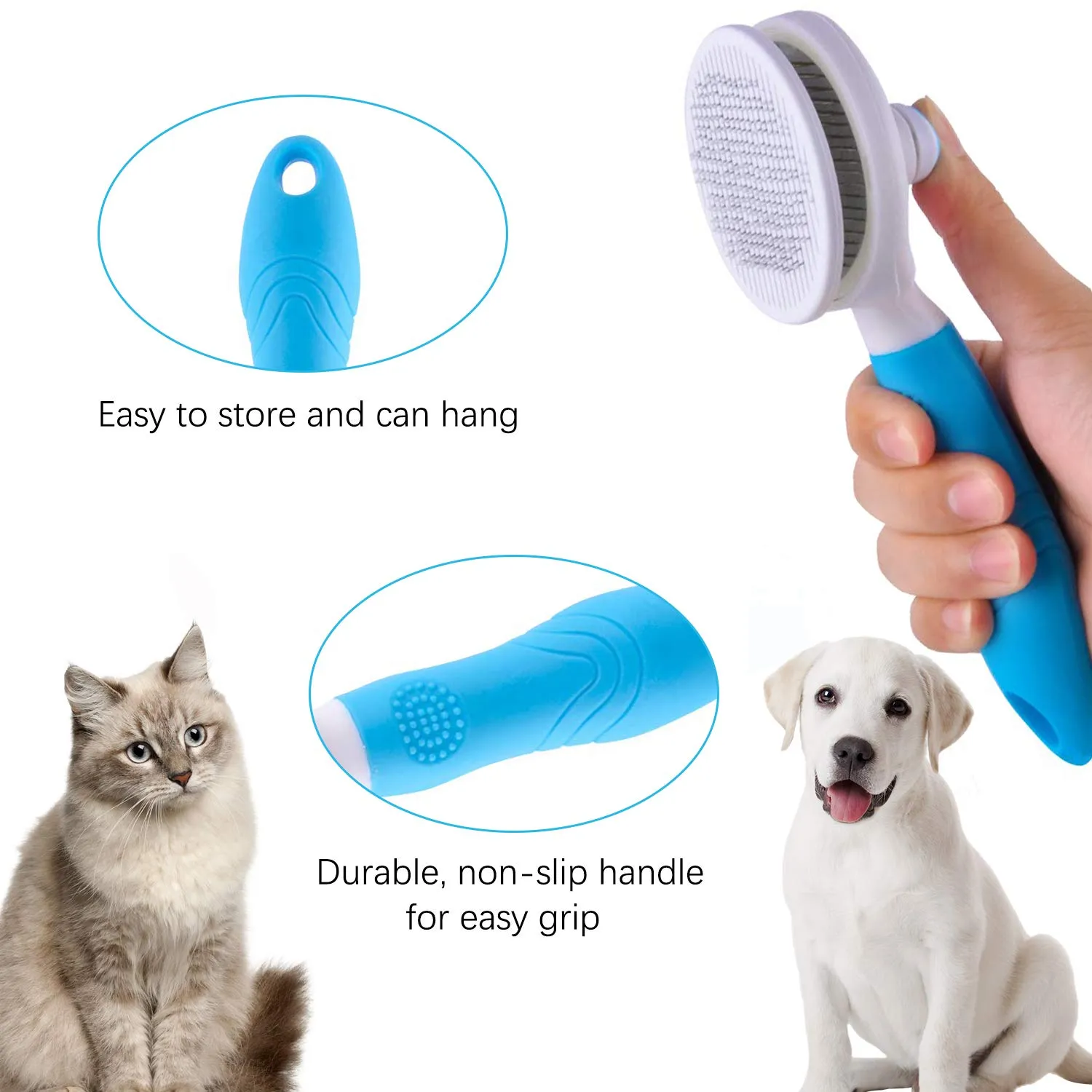 Tangled Hair Slicker Brush for Pet Massage