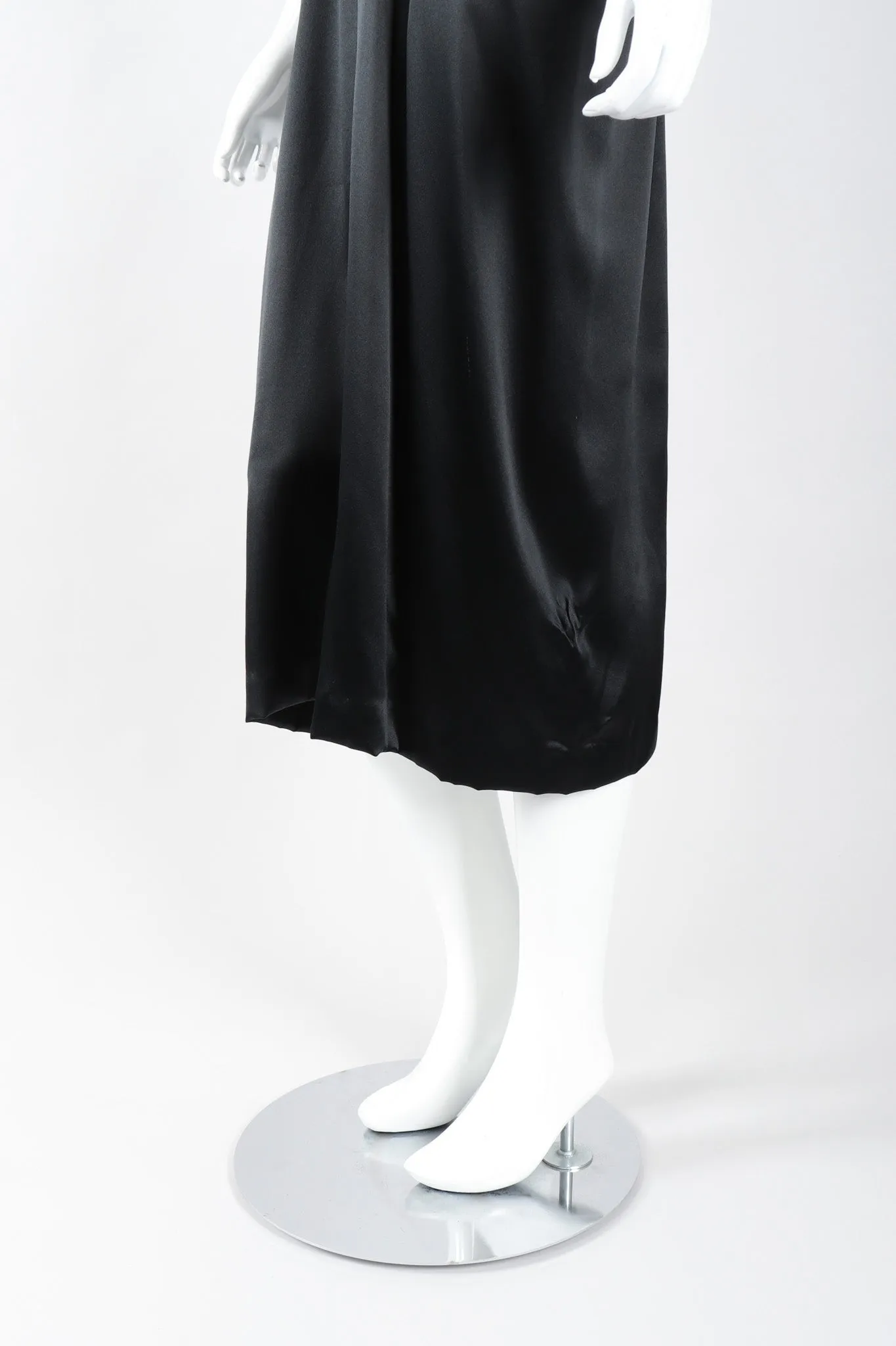 Textured Silk Dolman Sleeve Dress
