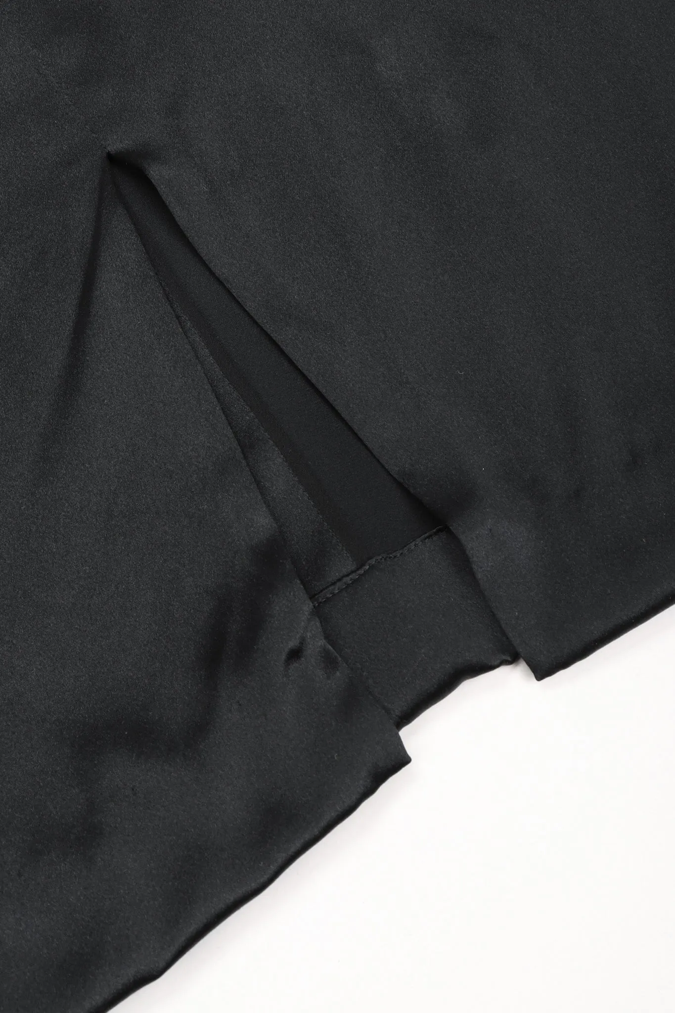 Textured Silk Dolman Sleeve Dress