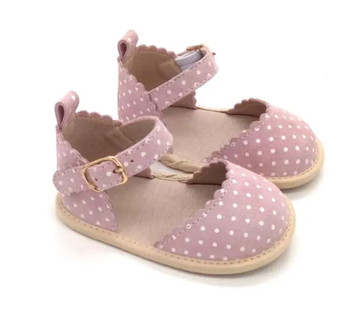 The Aubrey- Pink Polka Dot