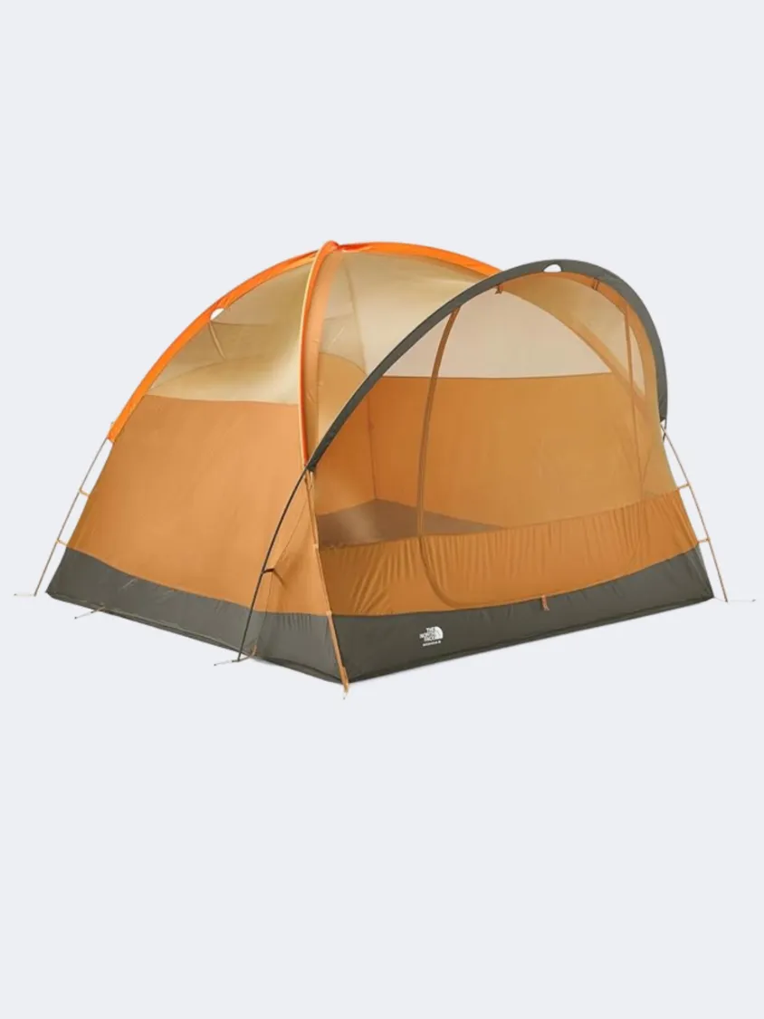 The North Face Wawona Unisex Camping Tent Brown Orange