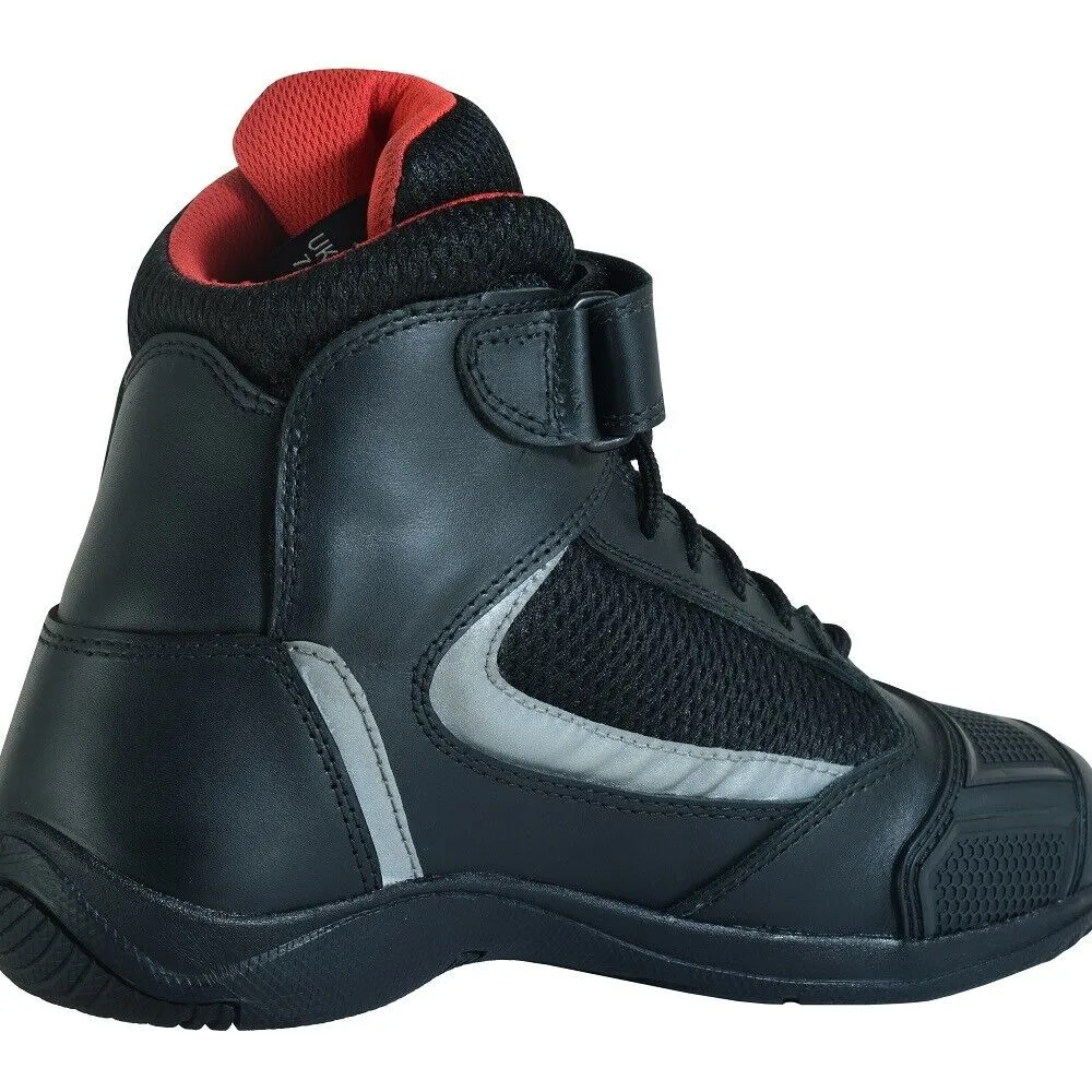 Tuff Gear Leather Motorcycle Short Boots - TG3