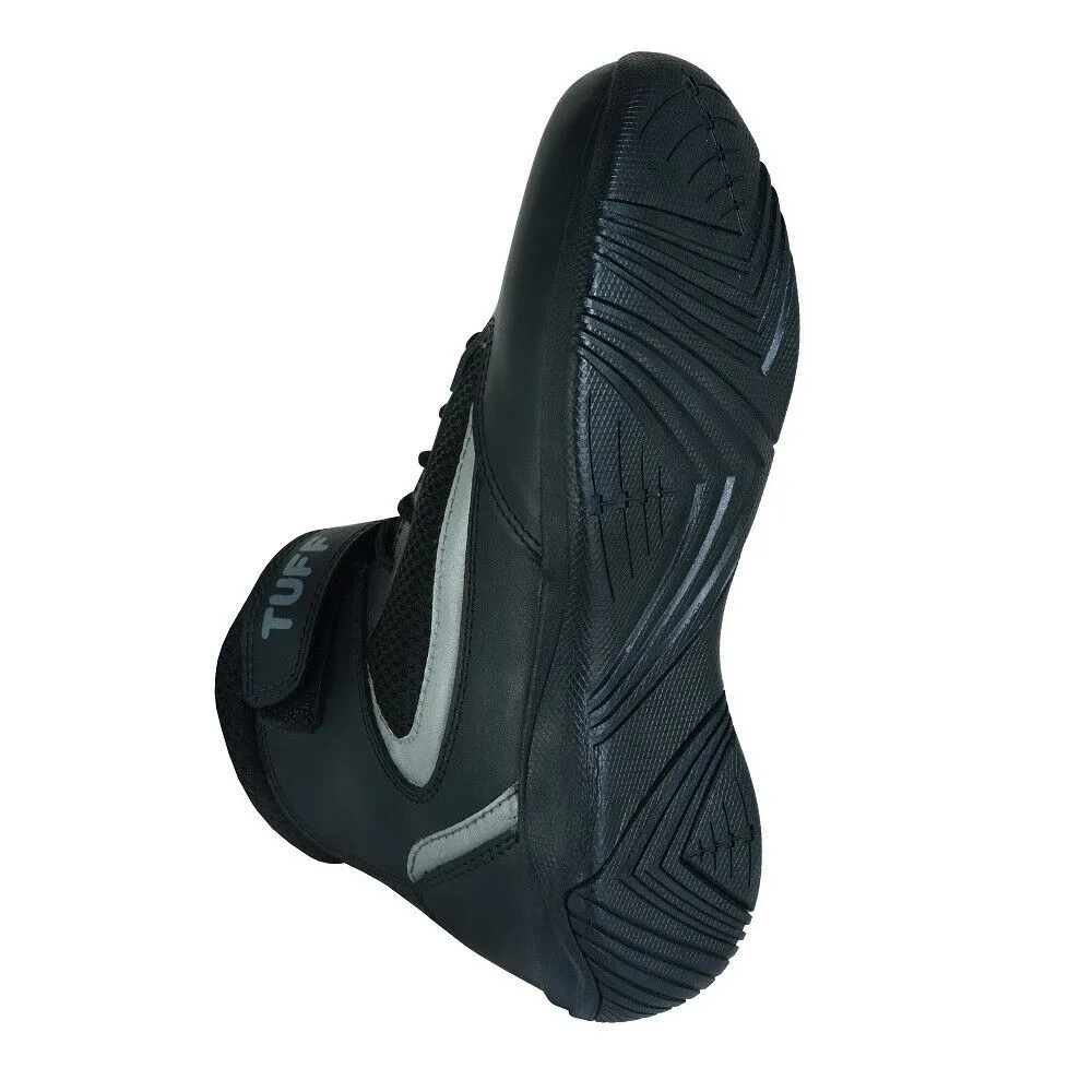 Tuff Gear Leather Motorcycle Short Boots - TG3