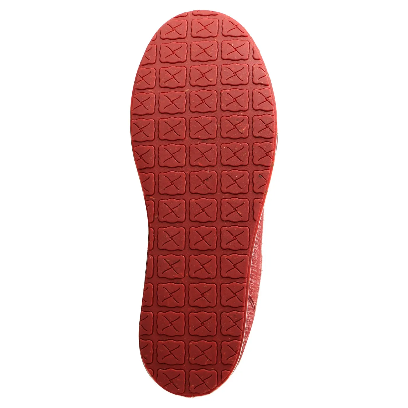 Twisted X Ladies Kicks Casual Lace Round Toe Red Shoe WCA0049