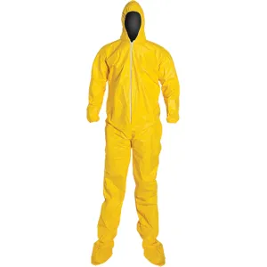 Tychem® 2000 Coveralls, Medium, Yellow