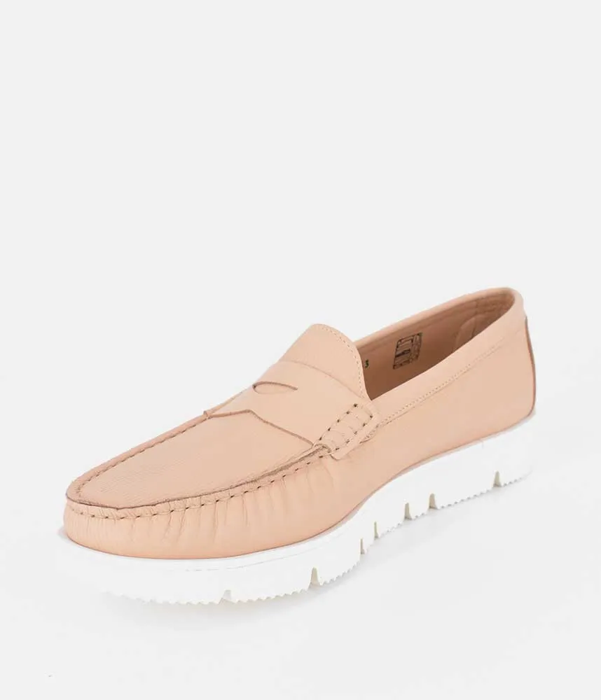 Vittoria Mengoni Premium Beige Loafers