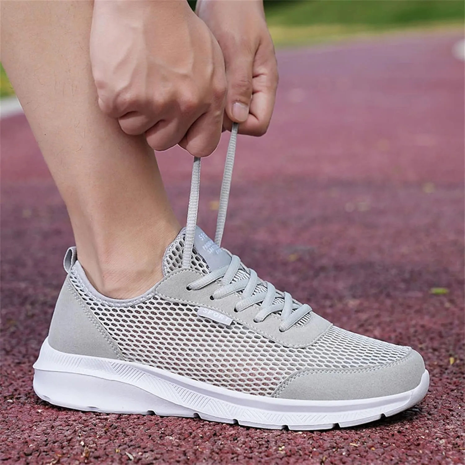 Walking Shoes Mens Comfortable Mesh Sneakers Non Slip Running Shoes Lightweight Breathable Workout Shoes