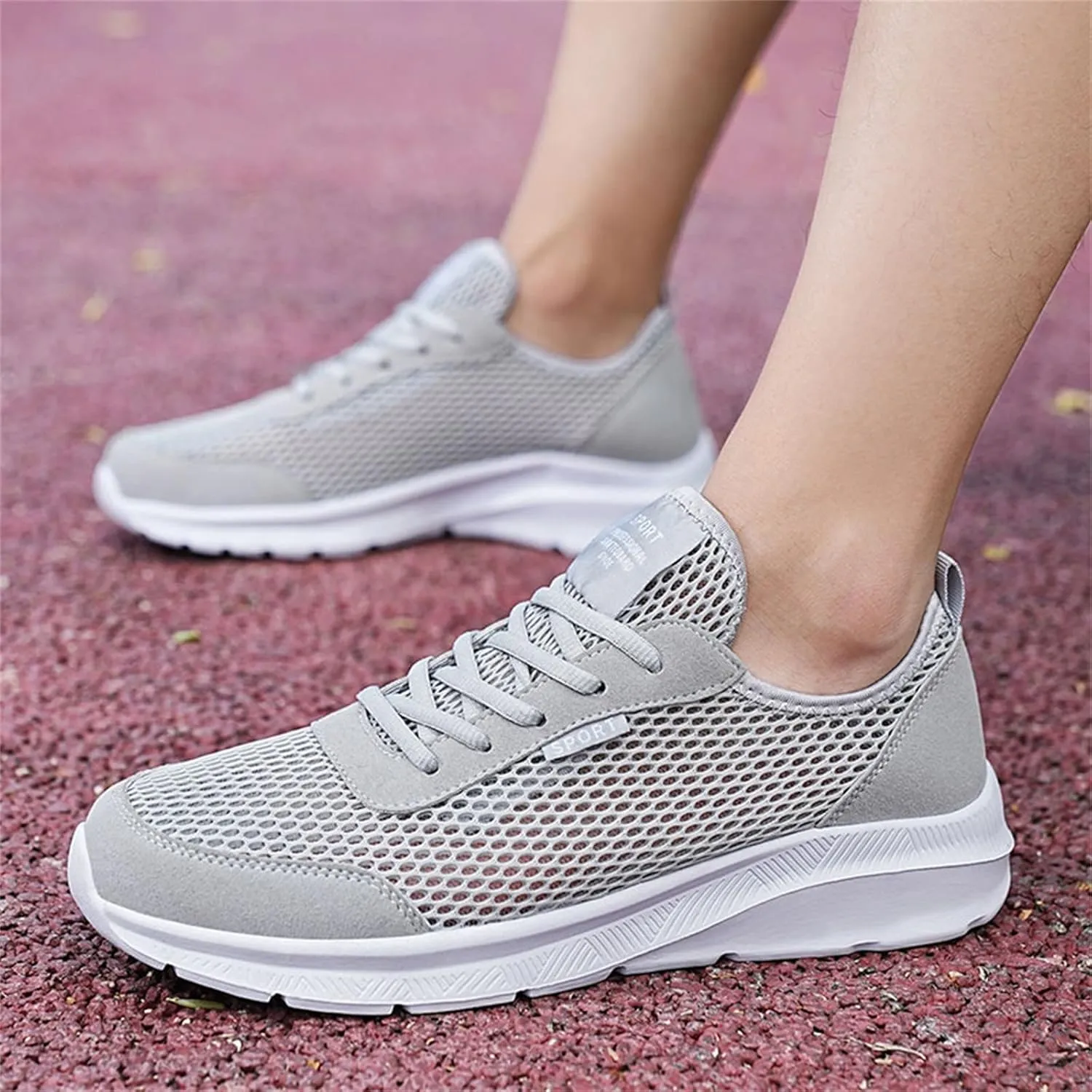 Walking Shoes Mens Comfortable Mesh Sneakers Non Slip Running Shoes Lightweight Breathable Workout Shoes
