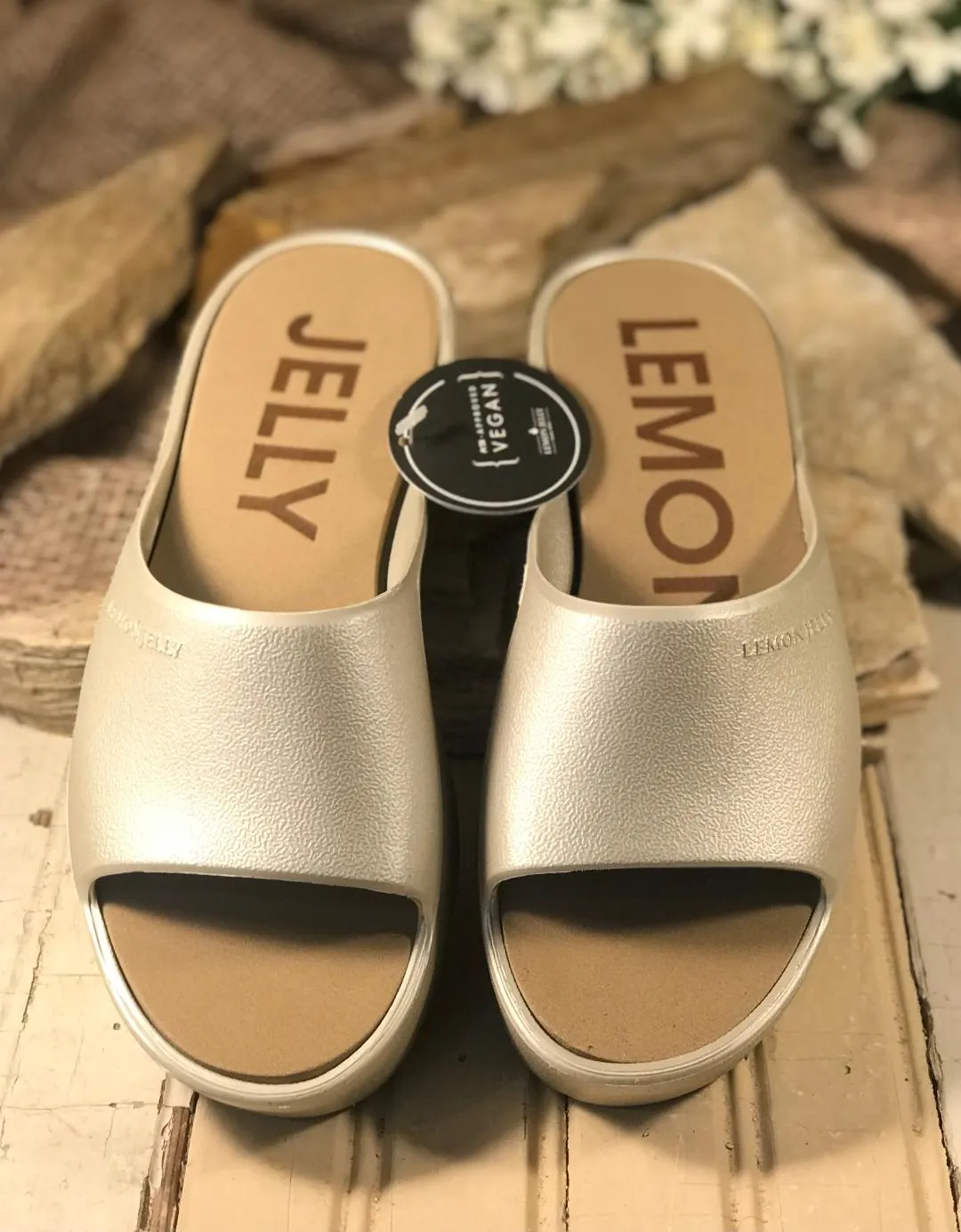 Warm Grey Sunny Platform Slides