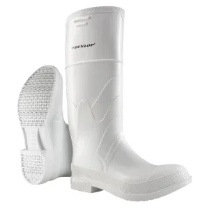 White Boots, PVC, Steel Toe, Size 11, Puncture Resistant Sole