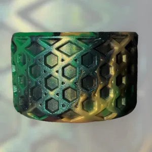 Wicked Swirl Shimmer | Waffle | Silicone Boot