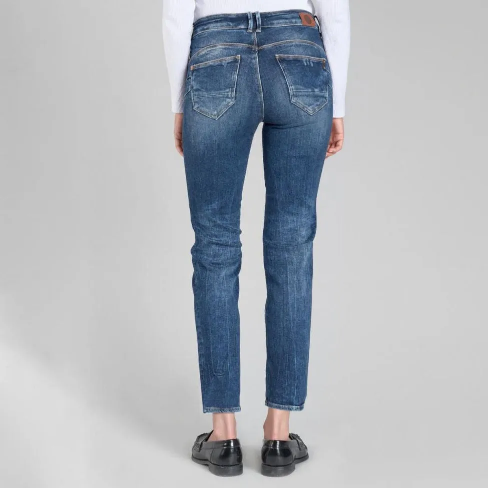 Zep Pulp High Waist Jeans - Destroy Blue