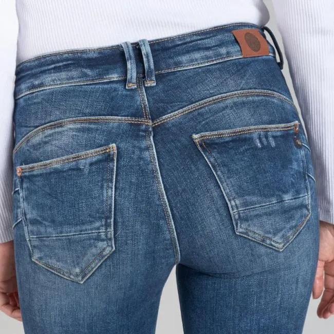 Zep Pulp High Waist Jeans - Destroy Blue