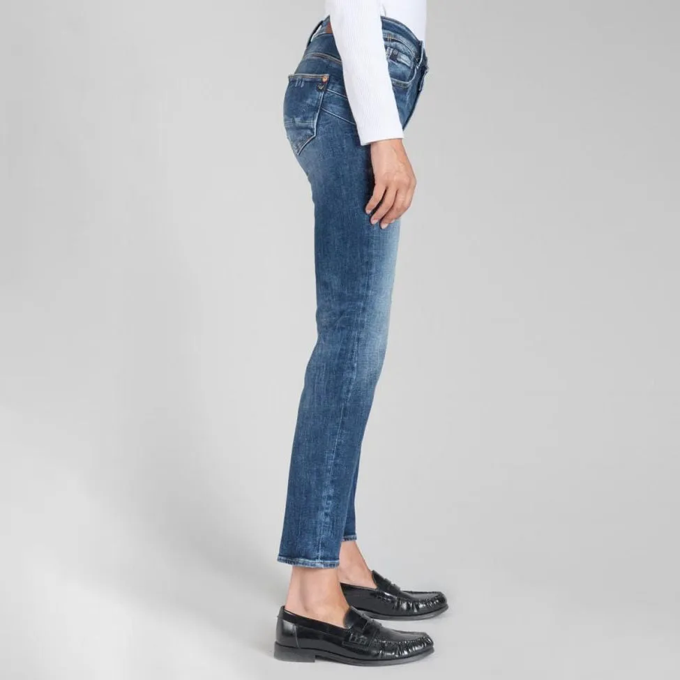 Zep Pulp High Waist Jeans - Destroy Blue